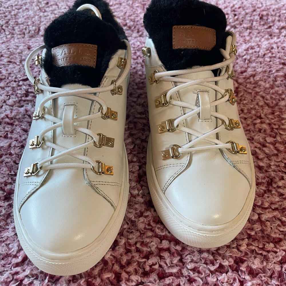 Unisex White Bally sneakers - Almost New